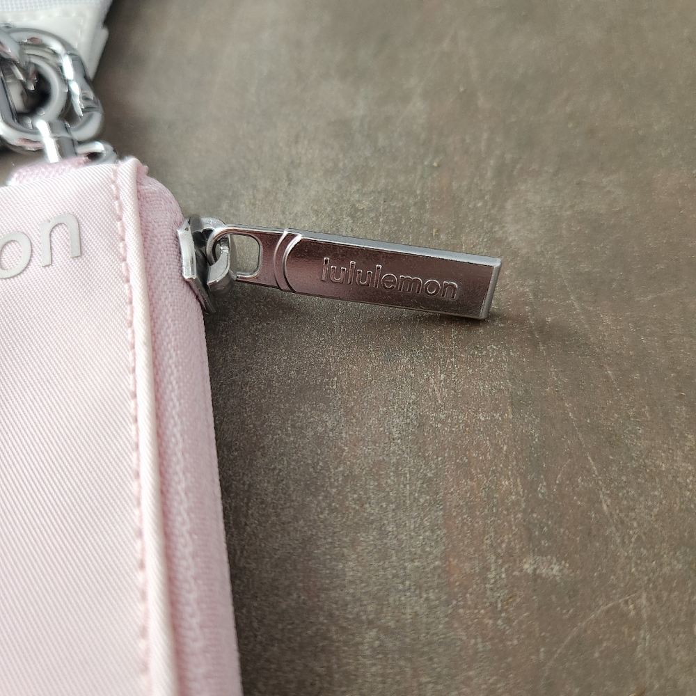 Lululemon Dual Pouch Wristlet – Flush Pink / Bone - Picture 4 of 5